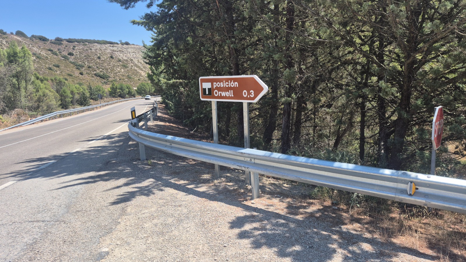 Refuerzo de la señalización del Frente de Los Monegros 