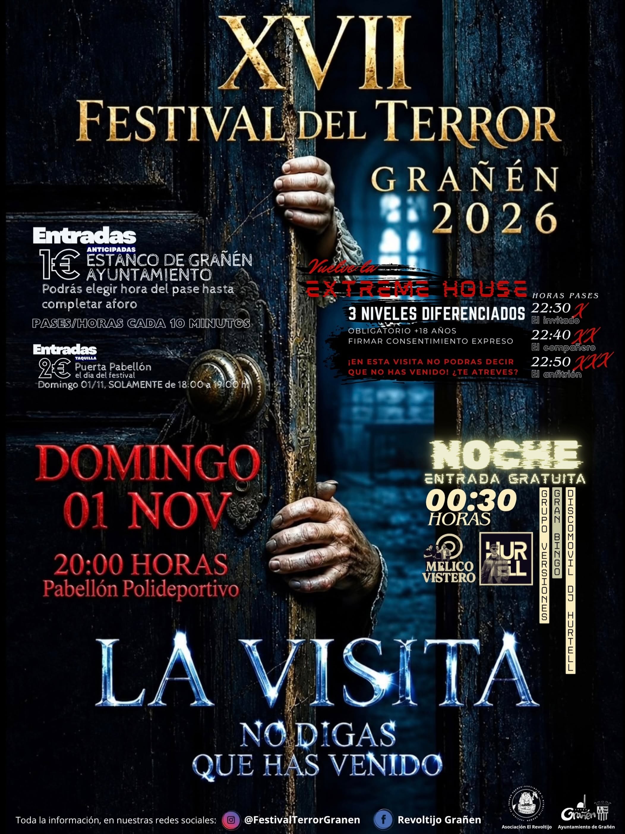 XVII FESTIVAL DEL TERROR • GRAÑÉN 2026